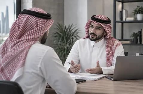 Analyst working through a research note.
